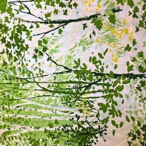 Vintage Bedding Set: Fitted Sheet and Pillowcase Pair